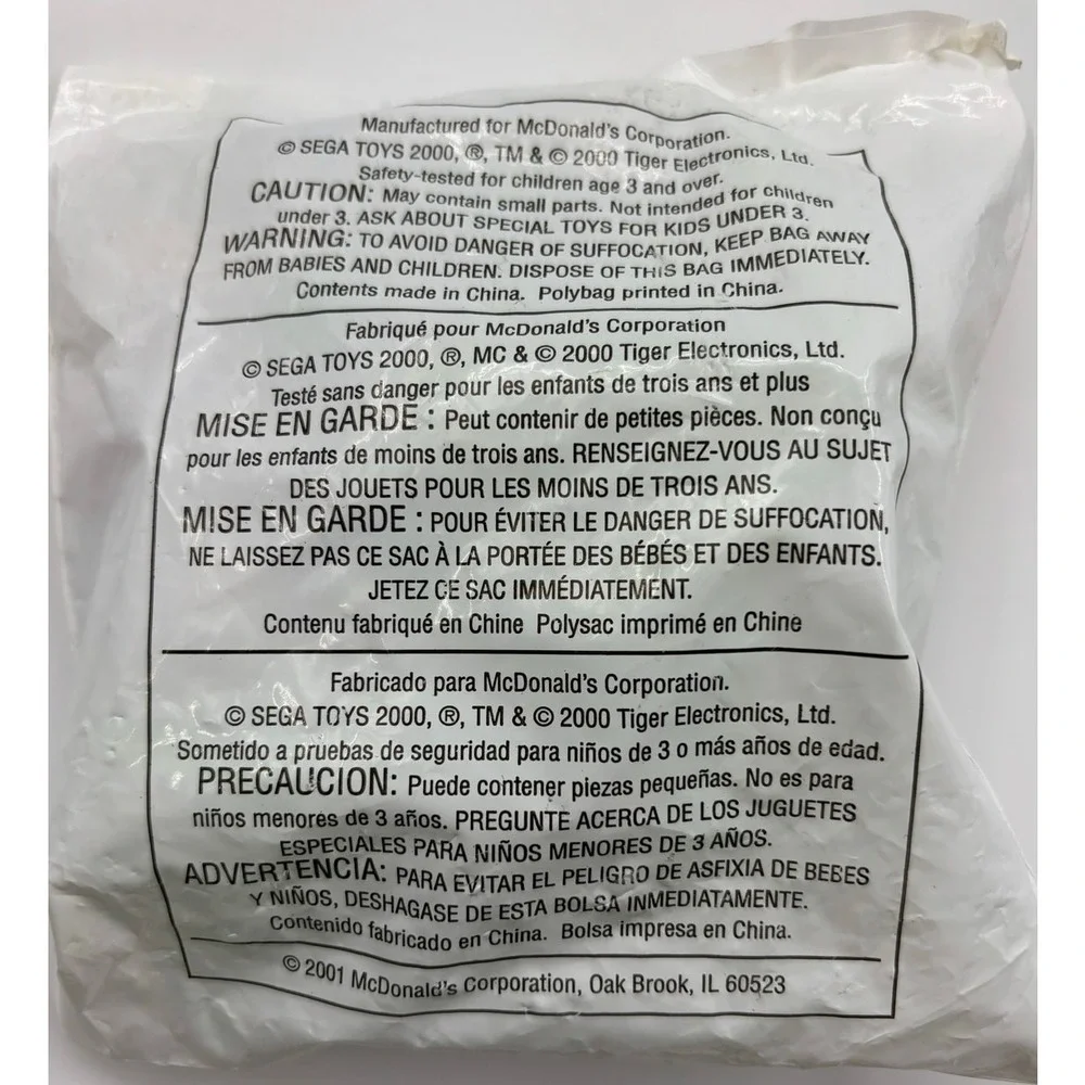 2001 Robo-Chi Pets McDonald's Happy Meal #6 Chirpy Chi‎ Sealed